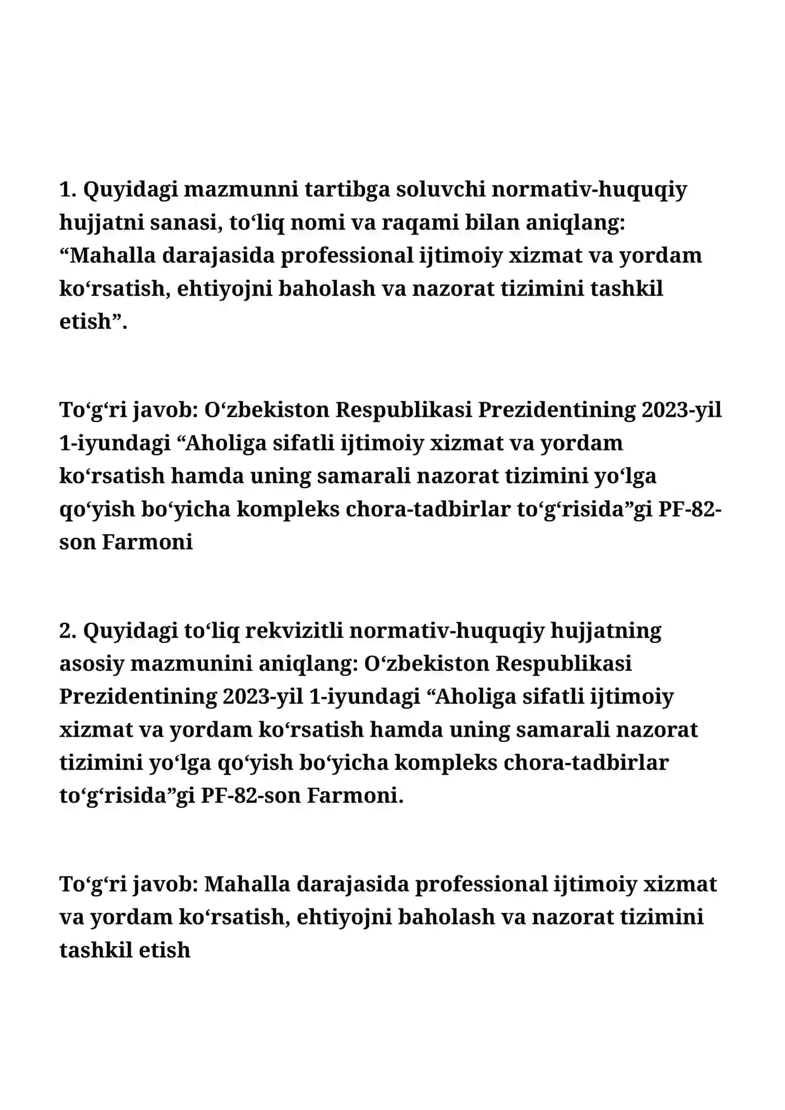 Ijtimoiy hodim suhbat savol va javoblari 28.07.2026 2