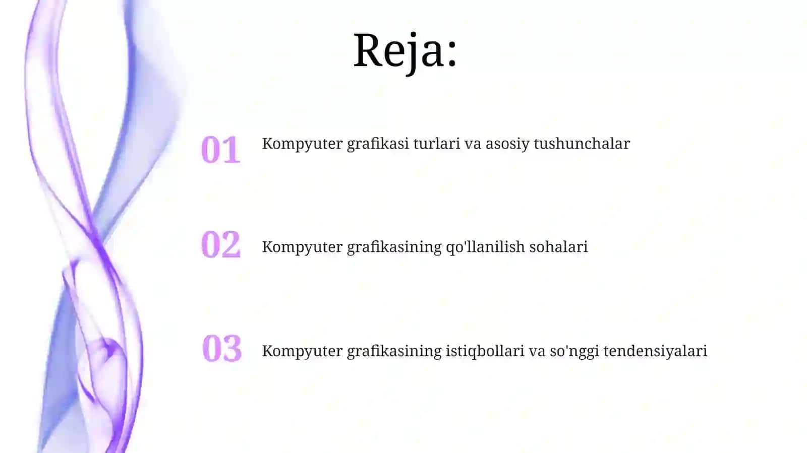 Kompyuter grafikalarining qo'llanish sohalari va turlari 2