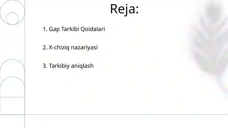Sintaktik gap boʻlaklari 2