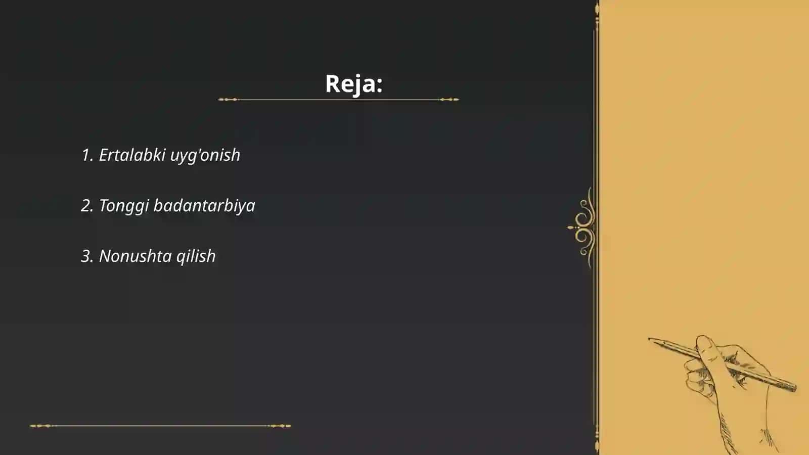 Ertalabki uyg'onish 2