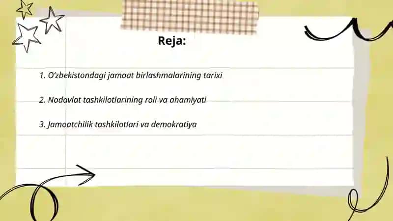 Oʻzbekistondagi jamoat birlashmalarining tarixi 2