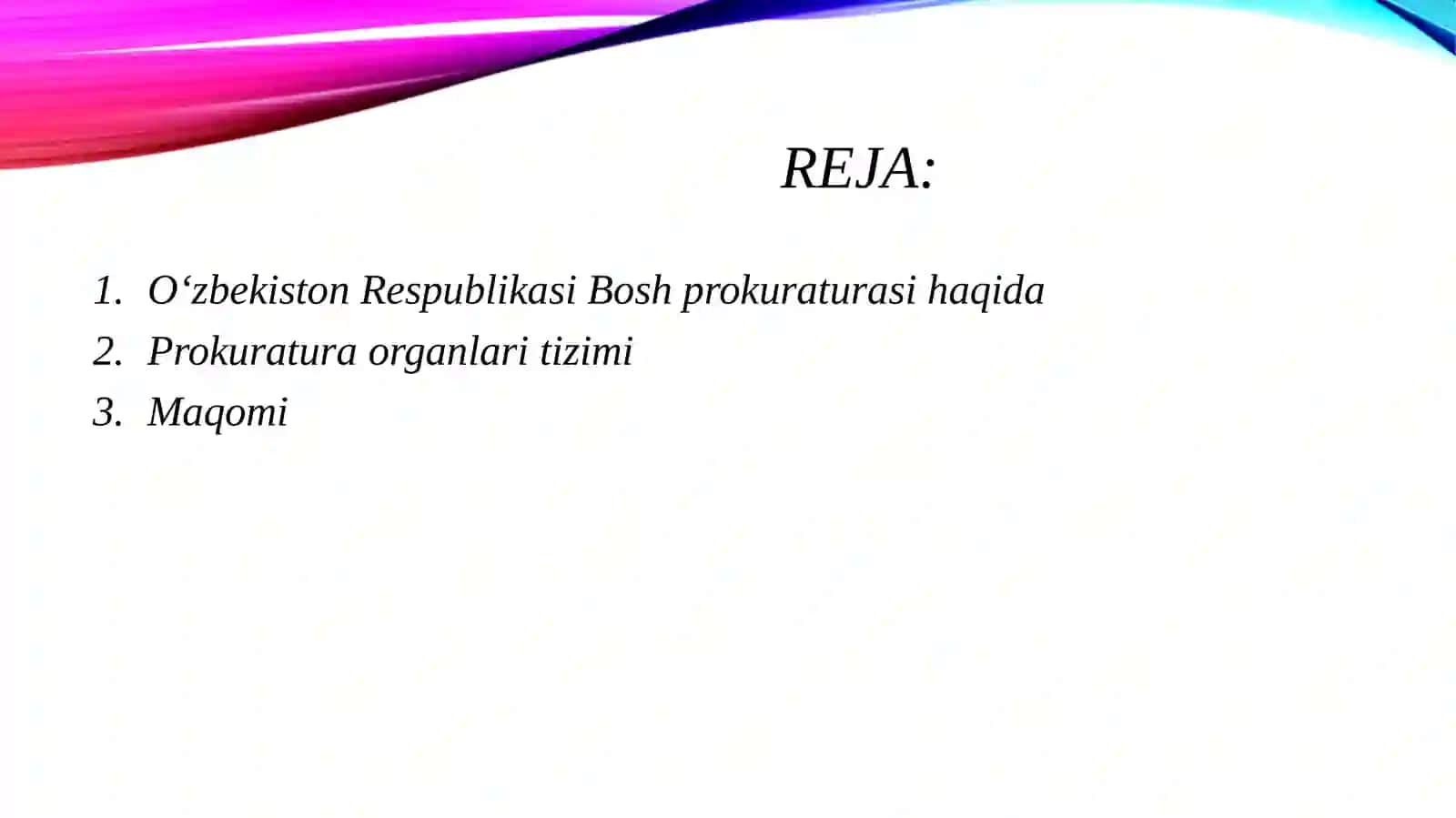 O‘zbekiston Respublikasi prokraturasi 2