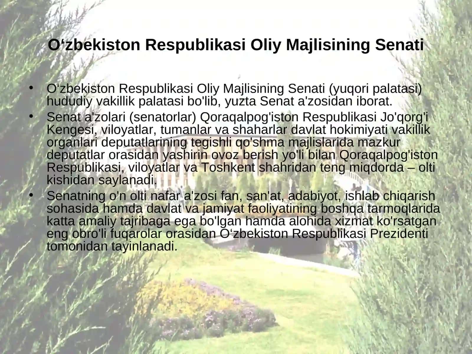 Oliy majlis senati 2