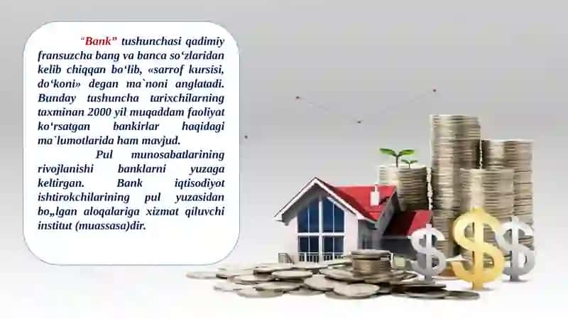 Banktizimi, pul-kredit siyosati 2