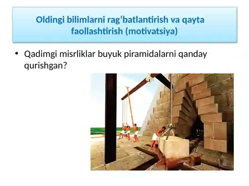 ODDIY MEXANIZMLAR 2