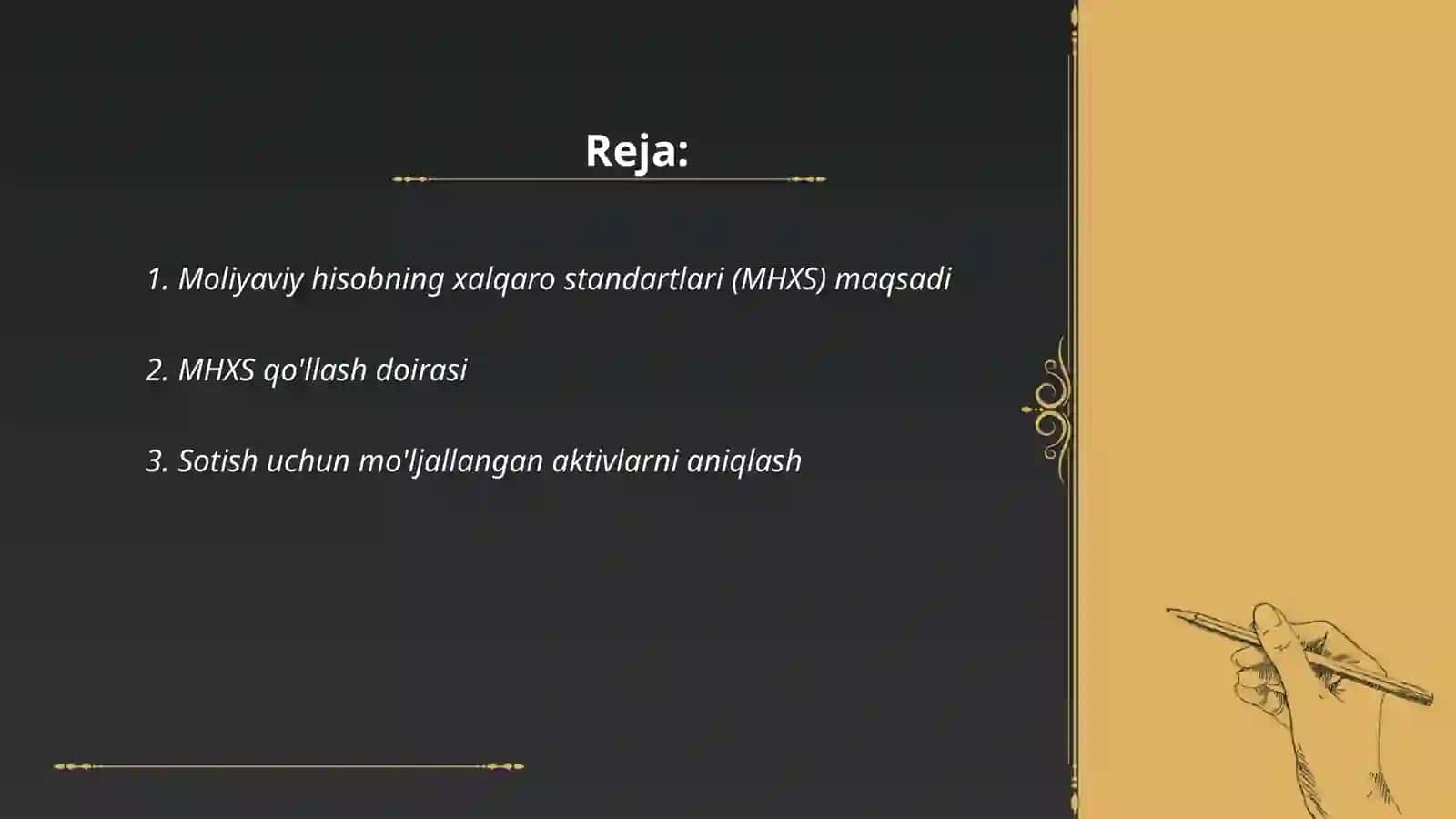 5-son moliya xisobining xalqaro standartlari 2