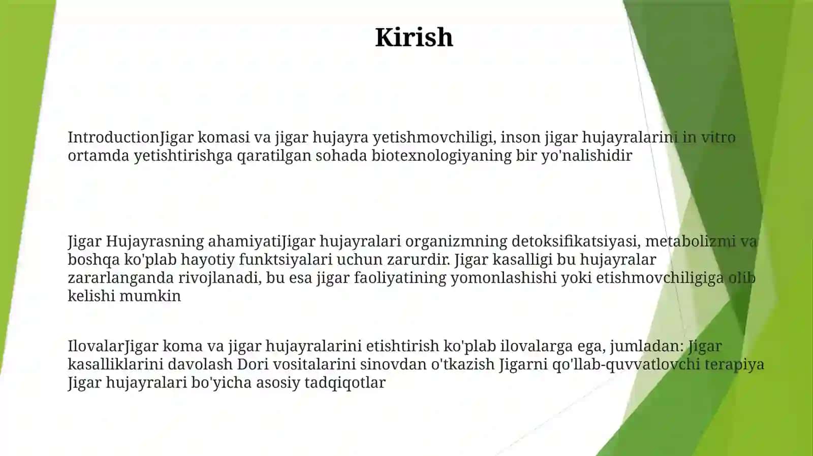 Jigar Komasi Va Jigar Hujayra Yetishmovchiligi 2