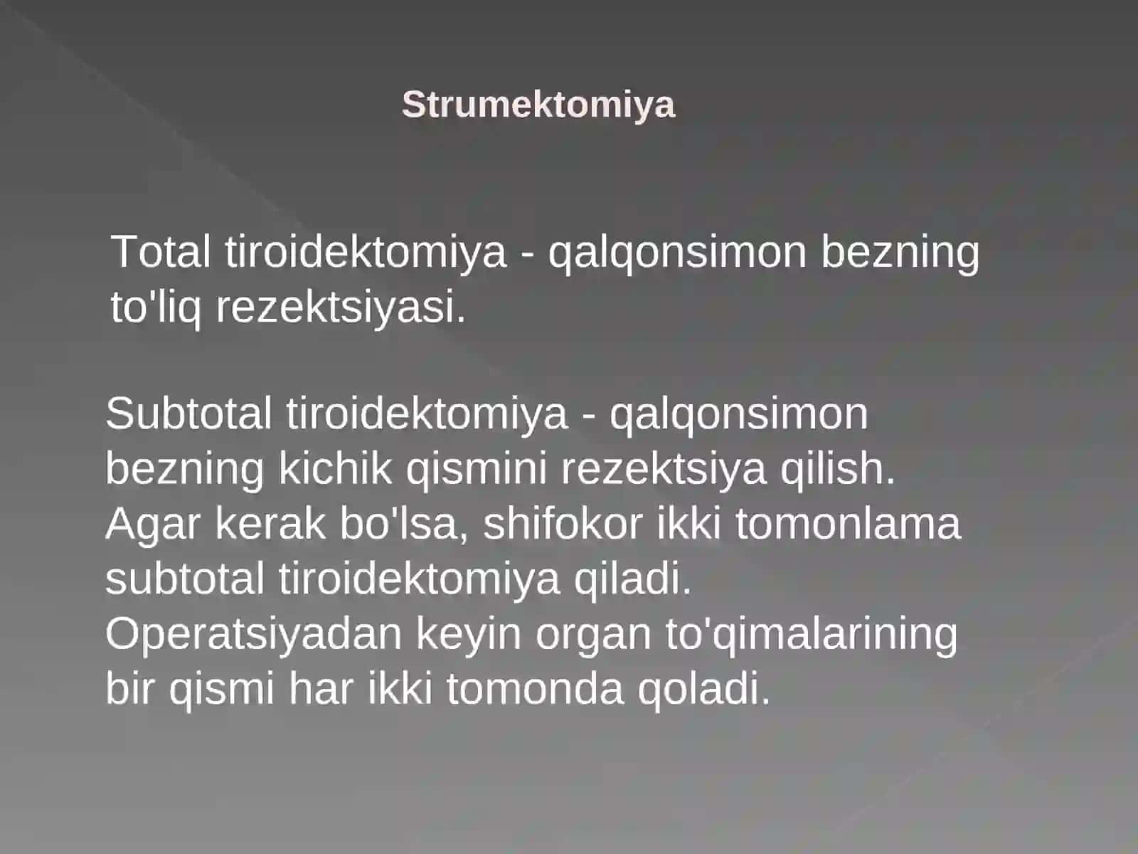 Operativ xirurgiya va topografik anatomiya 2