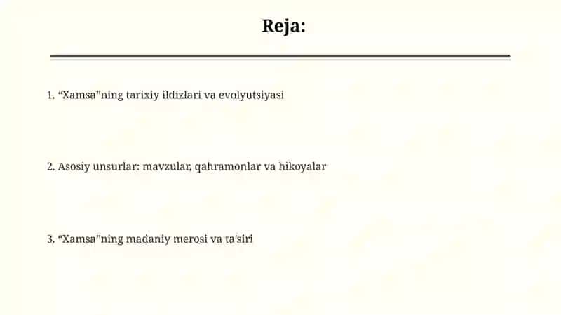 Xamsa asariSaddiIskandariy 2