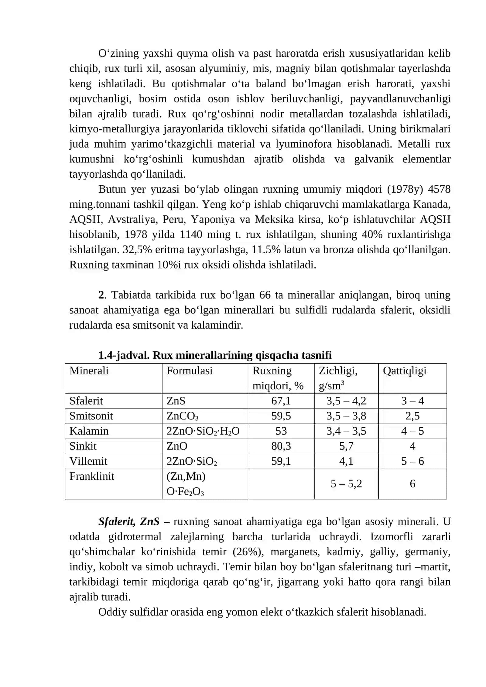 Ma’ruza №4. Mis-rux rudalarini boyitish texnologiyasi 2