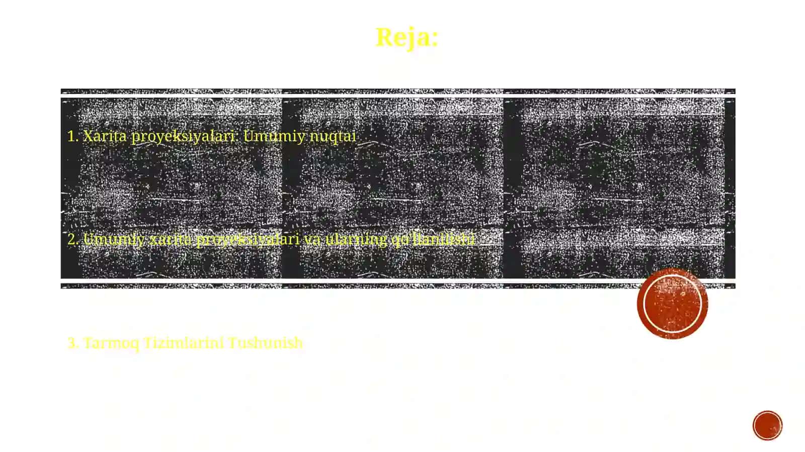 Kartografik proyeksiyavarto'rlarhaqidatushuncha 2
