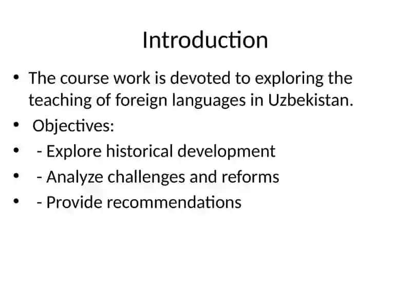 A Short Overview of Teaching Foreign Languages in Uzbekistan 2
