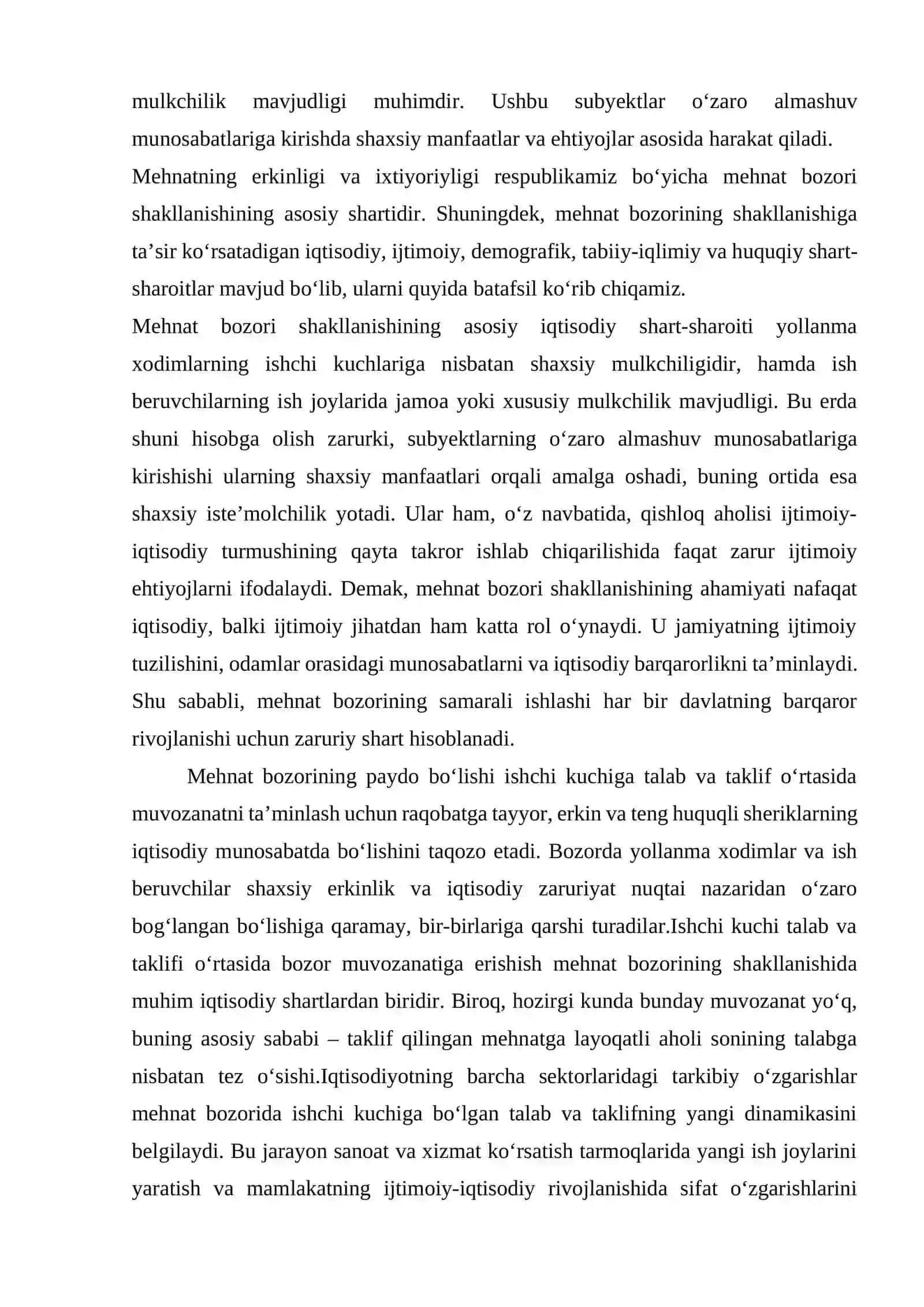 MEHNAT BOZORINING SHAKLLANISHI 2