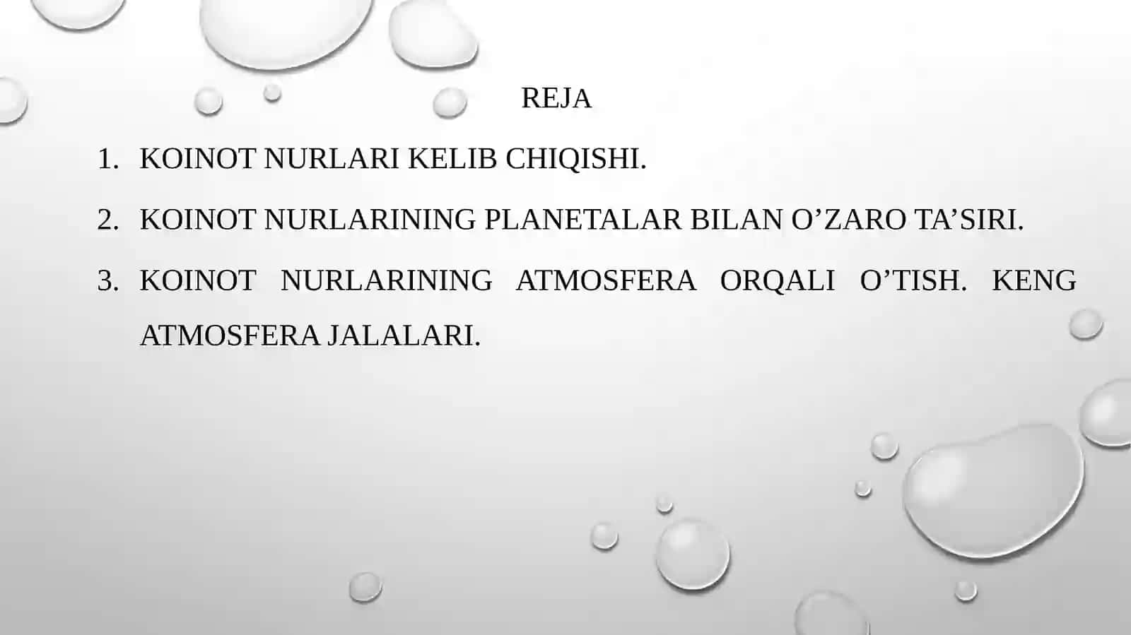 Yer atmosferasiga koinot nurlarining ta’siri 2
