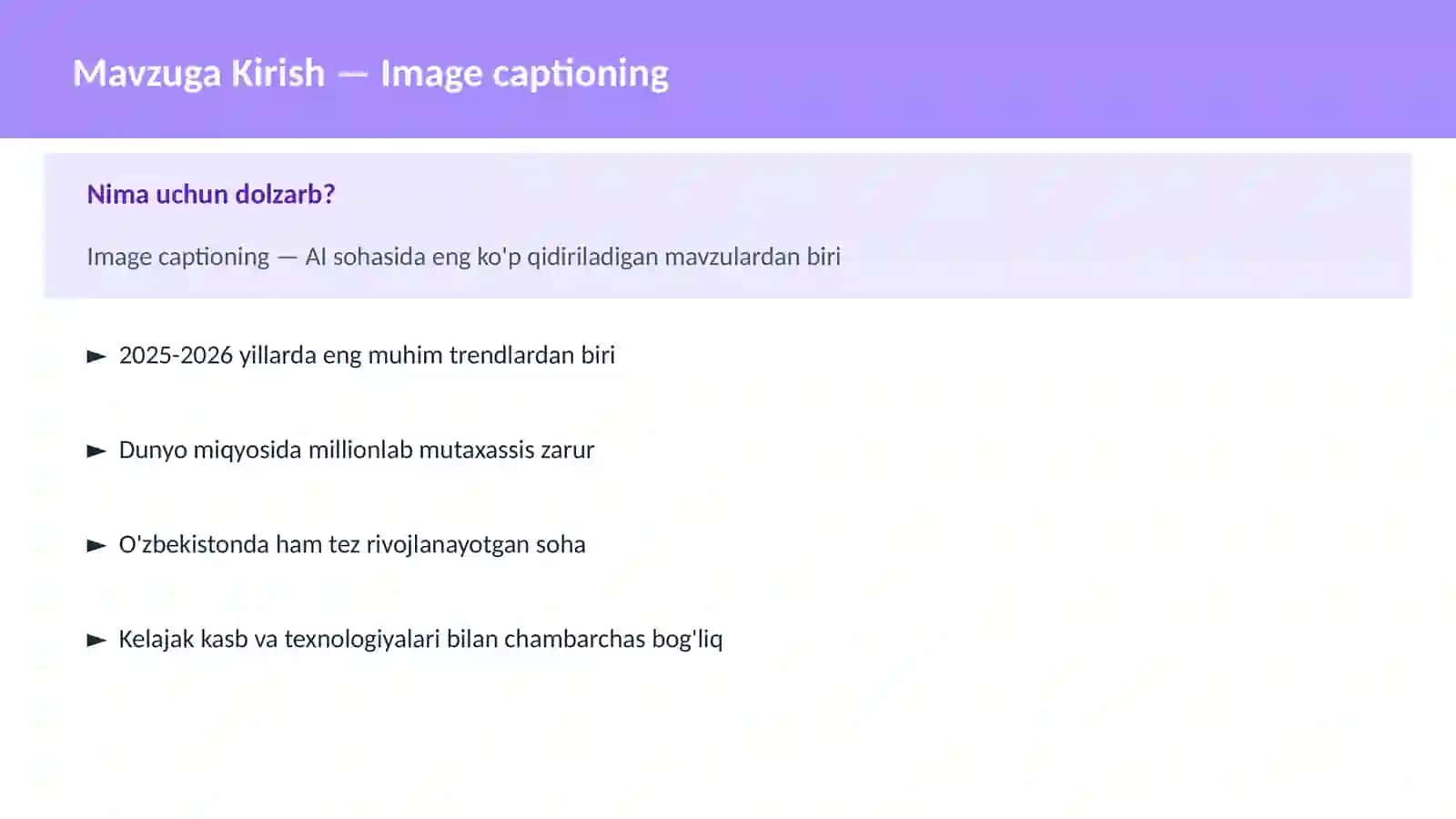 Image captioning 2