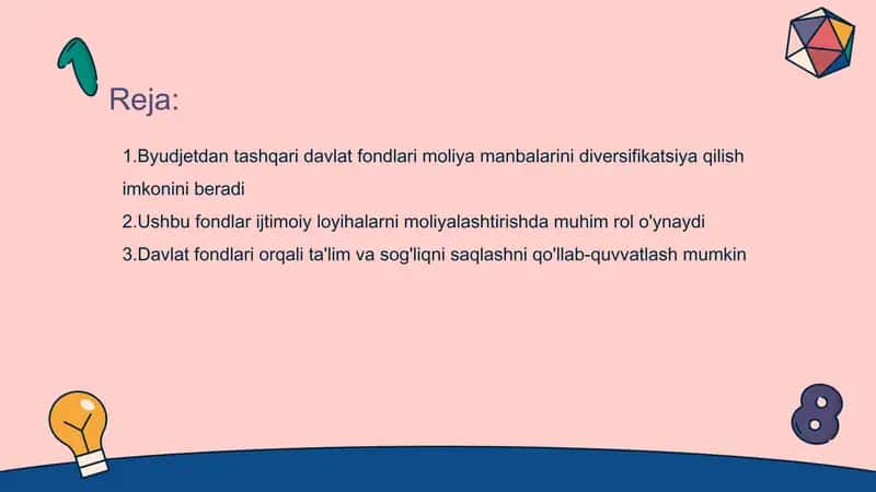 Byudjetdan tashqari davlat fondlari 2