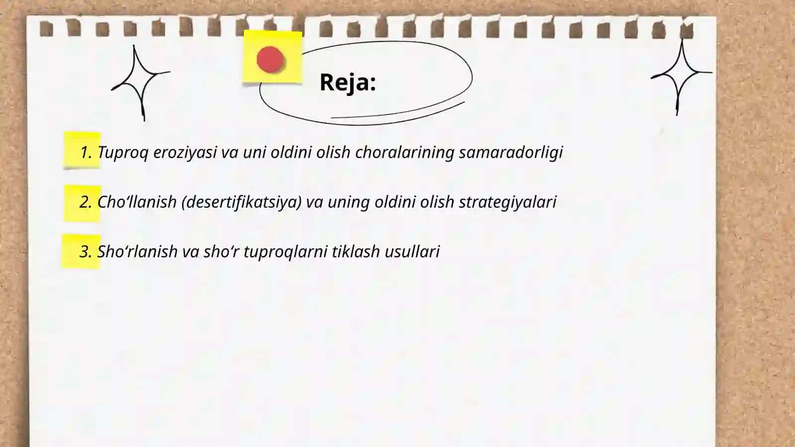 Tuproq degradatsiyasi muammolari va atrof-muhit muhofazasi 2