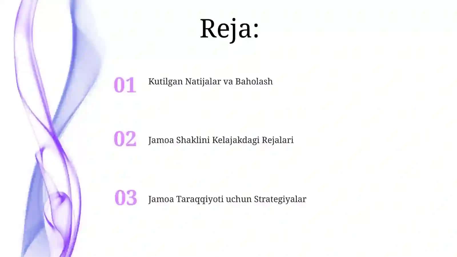 Jamoa Shaklini Kelajakdagi Rejalari 2