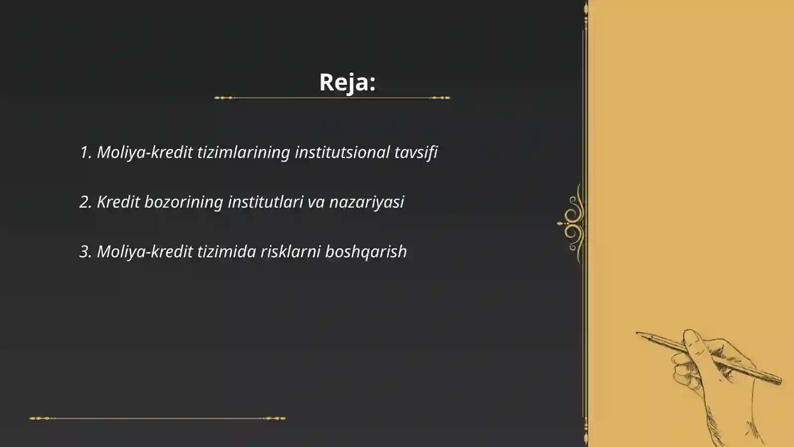 Moliya-kredit tizimi institutlari. Institutsional nazariyada sog’liqni saqlash va ta’limni byudjetlashtirish masalalari 2