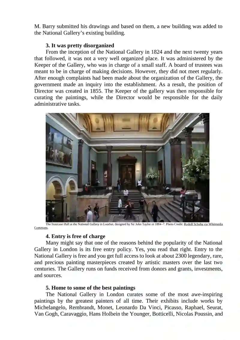 The British National Gallery 2