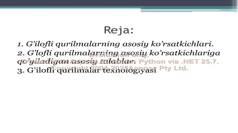 G’ilofli qurilmalar. Hisoblash formulalari 2