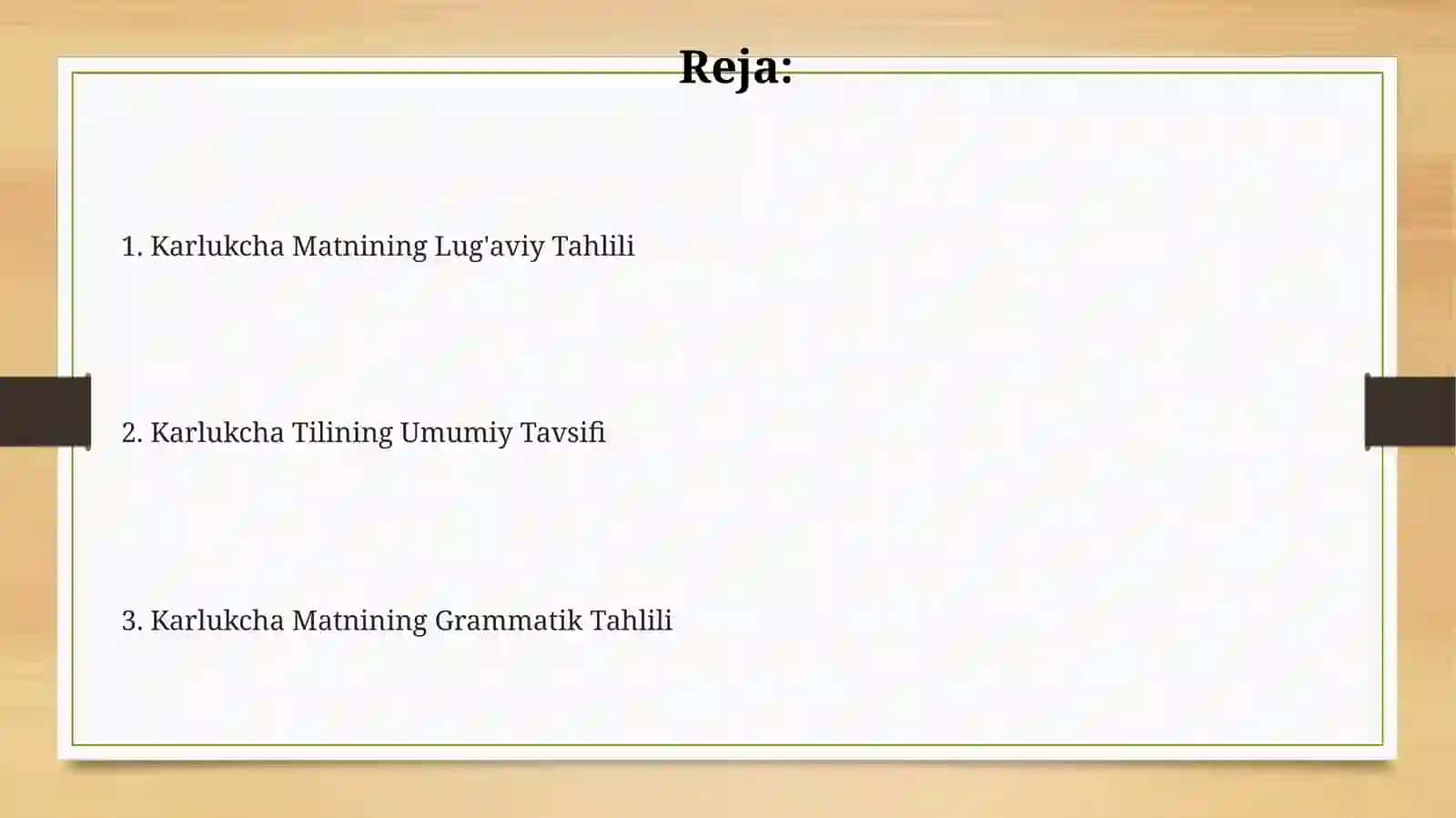 Karlukcha Tilining Umumiy Tavsifi 2