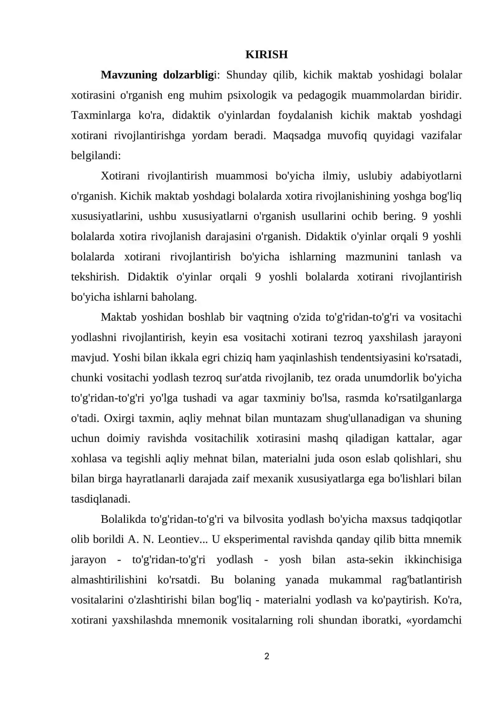 Maktabgacha bolalar xotira jarayonlari 2