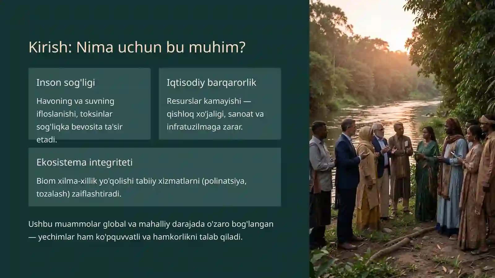 Ekologiya va atrof-muhit muammolari 2