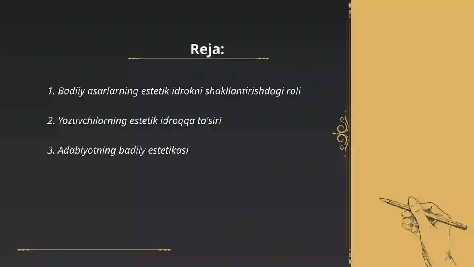 Badiiy asarlarning estetik idrokni shakllantirishdagi roli 2