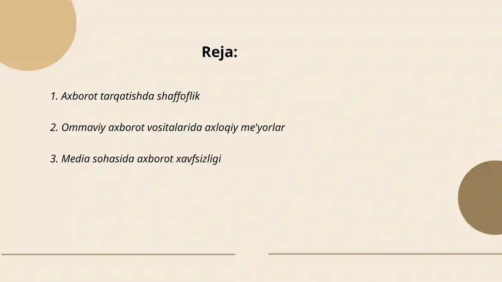 Axborot Tarqatishda Shaffoflik 2