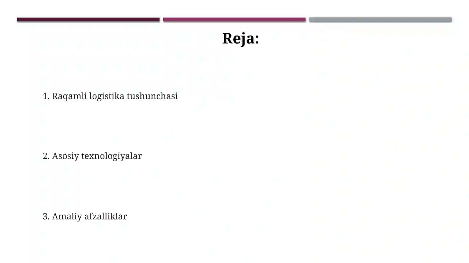 Raqamli logistika tushunchasi 2