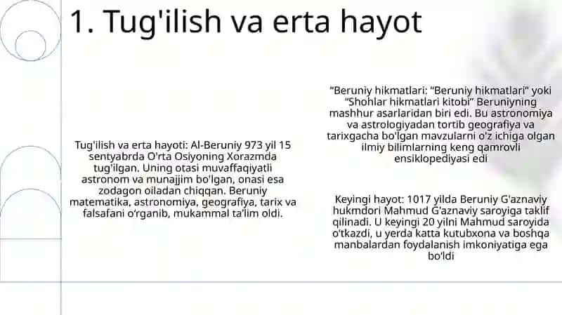Beruniy Hikmatlari 2