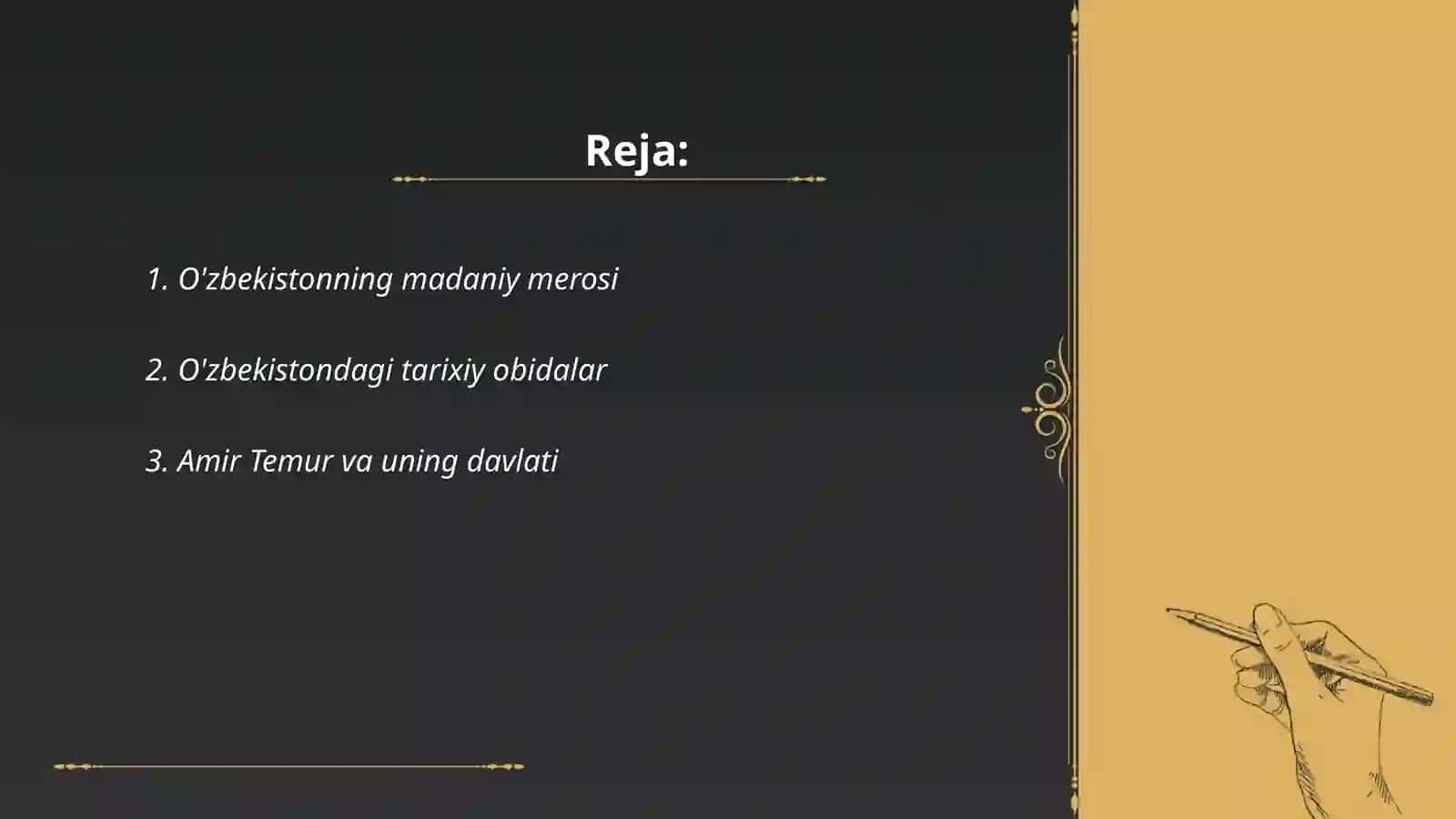 O'zbekiston Respublikasida ma'naviy va tarixiy merosning tiklanishi 2
