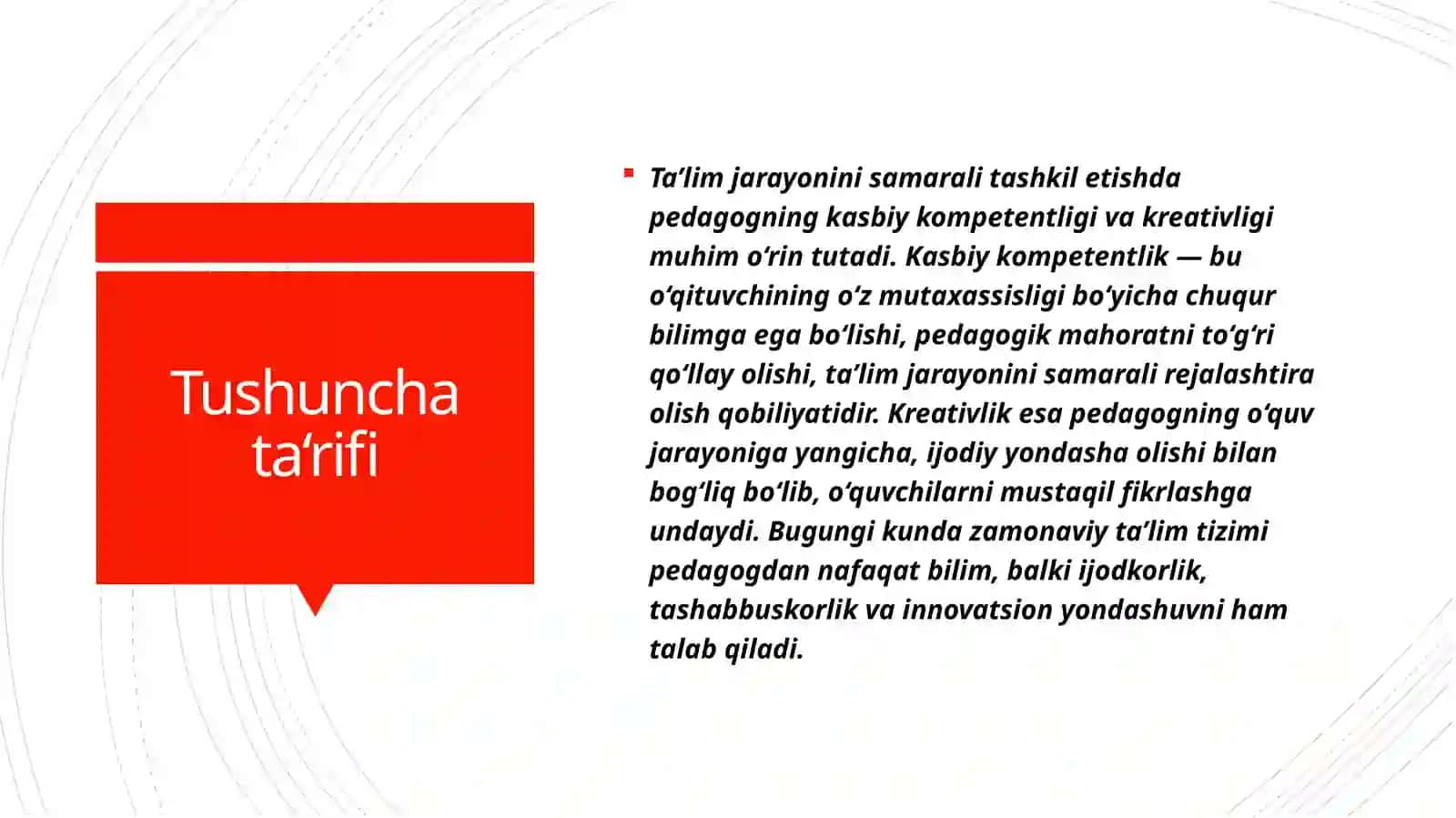Pedagogik kasbiy kompetentlik Va kreativlik 2