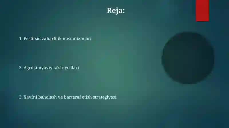 IPM va Agrotoksikologiya 2