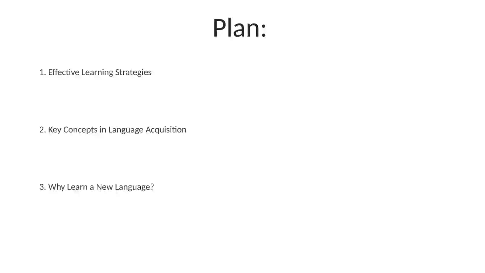Introduction to foregion language acquisition 2
