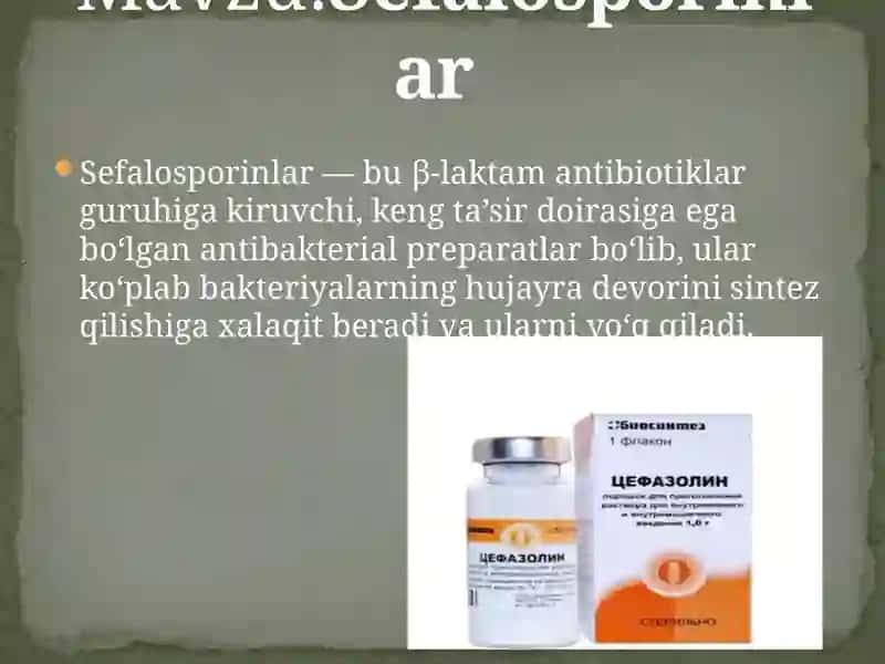 Sefalosporinlar 2