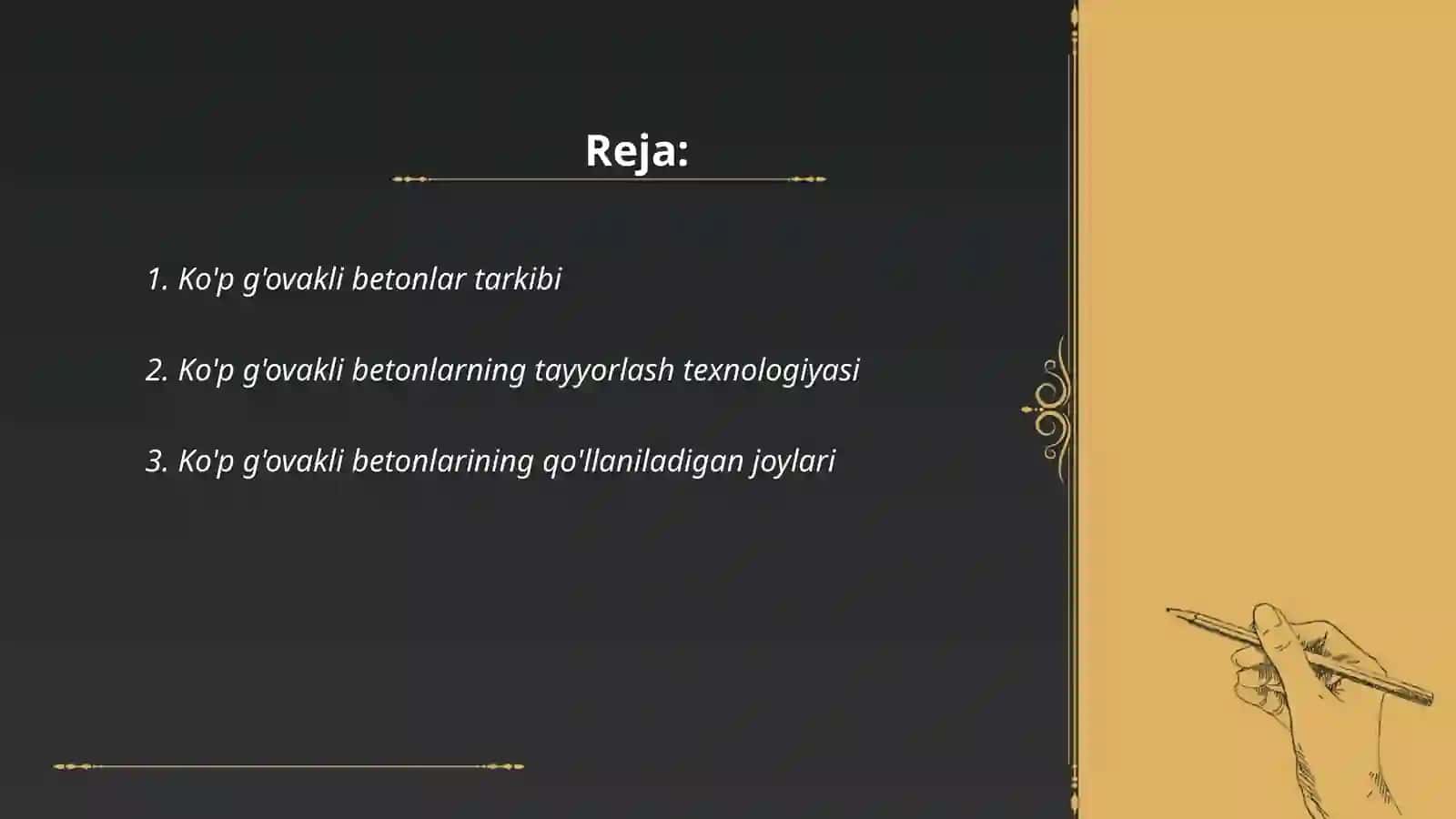 Ko'p g'ovakli betonlar 2