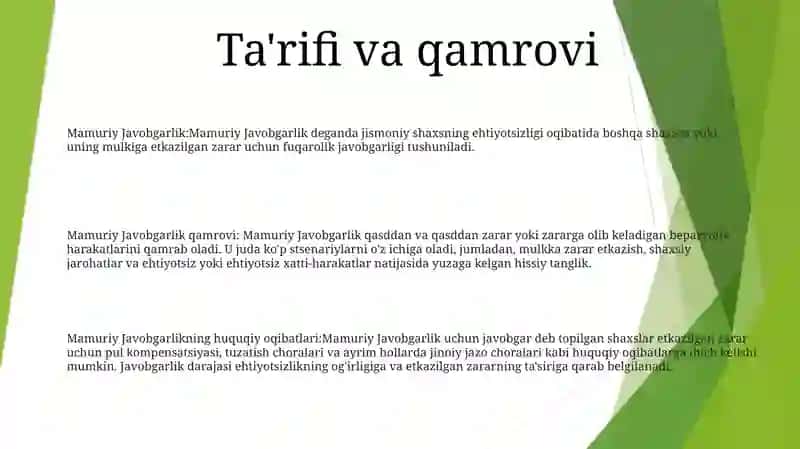 Mamuriy Javobgarlik 2