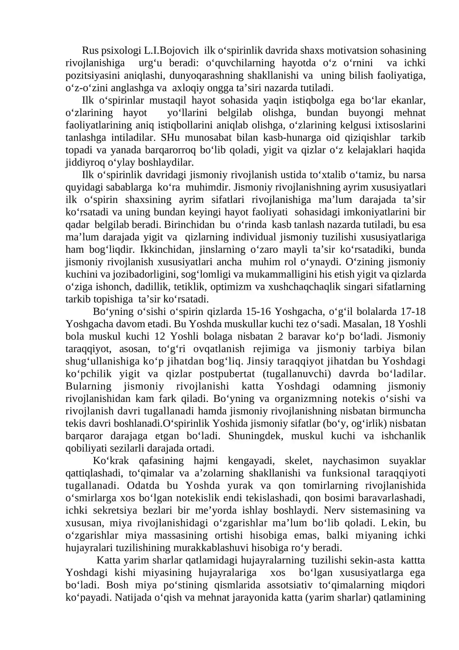 ILK O‘SPIRINLIK DAVRIDA PSIXIK RIVOJLANISH XUSUSIYATLARI 2
