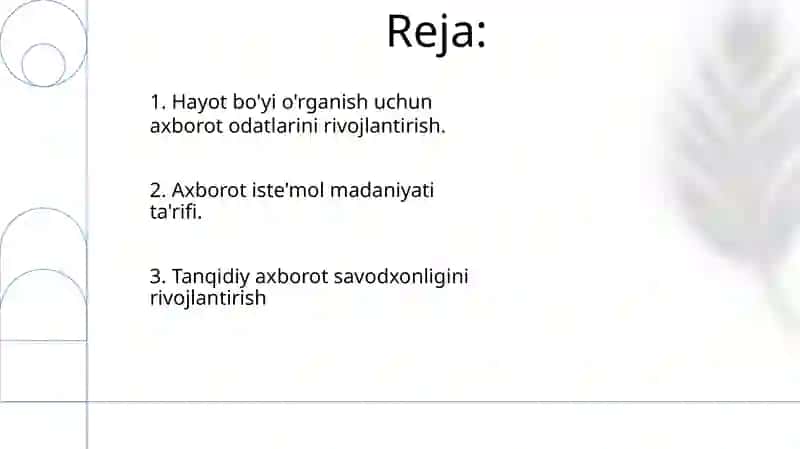 Axborot iste'mol madaniyati 2