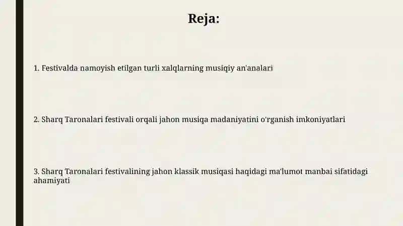 Sharq taronalari xalqaro festivali 2