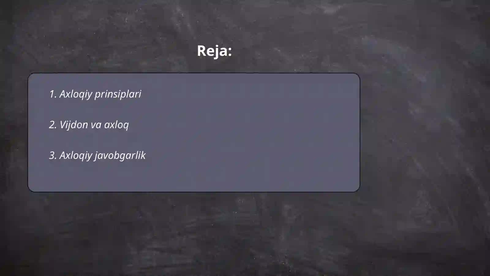 Axloqiy mezoniy tushunchalar 2
