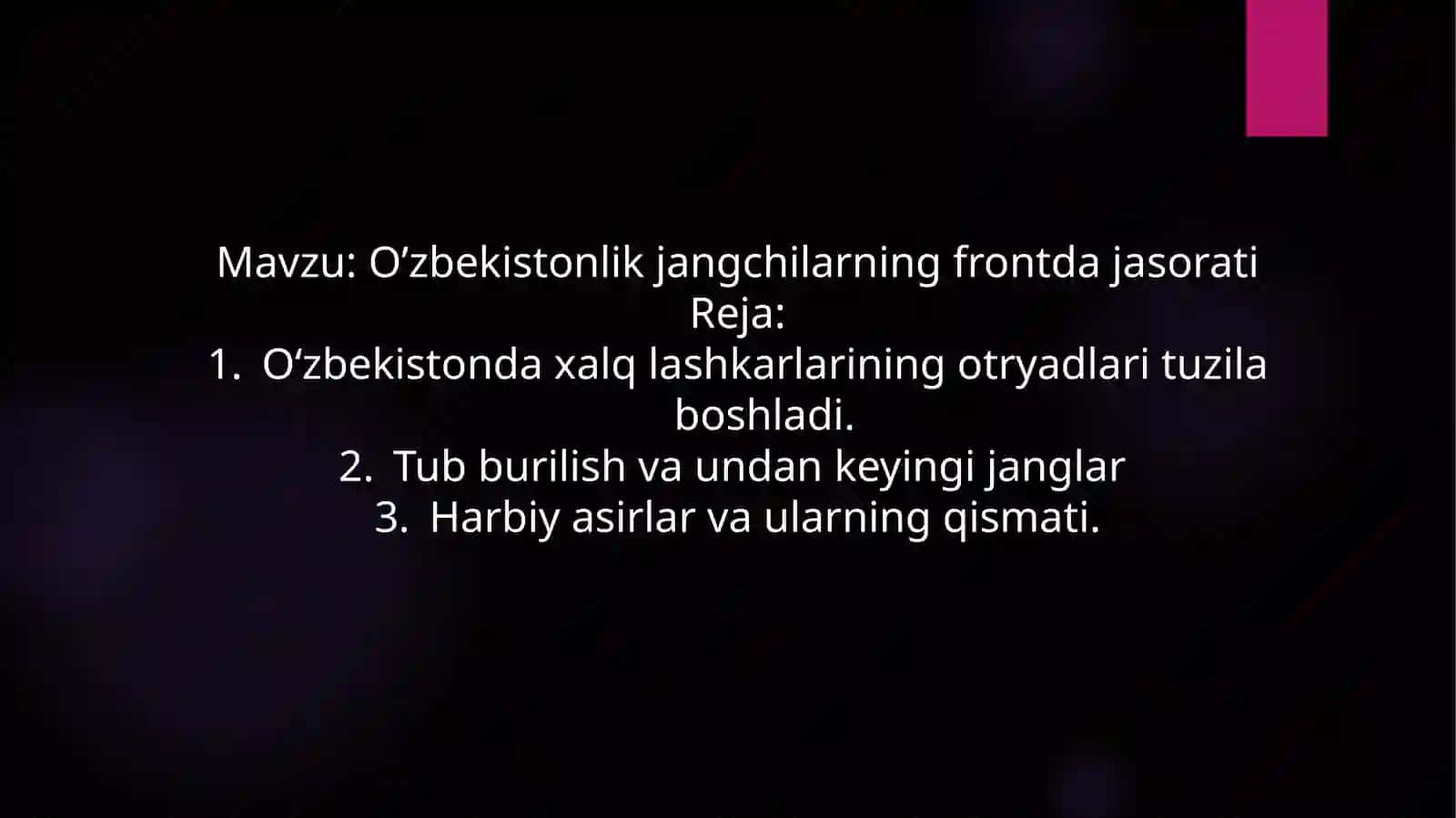 HUDOYQULOVA NILUFARningO’zbekiston tarixi 2