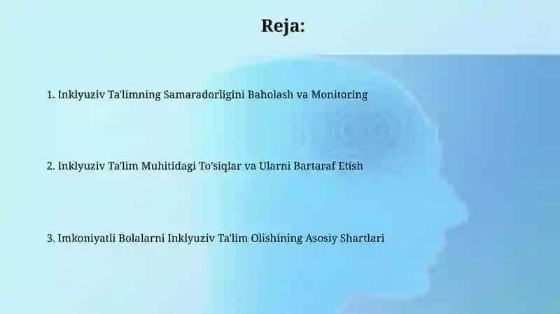 Inklyuziv Ta'lim Olishning Asosiy Shartlari 2