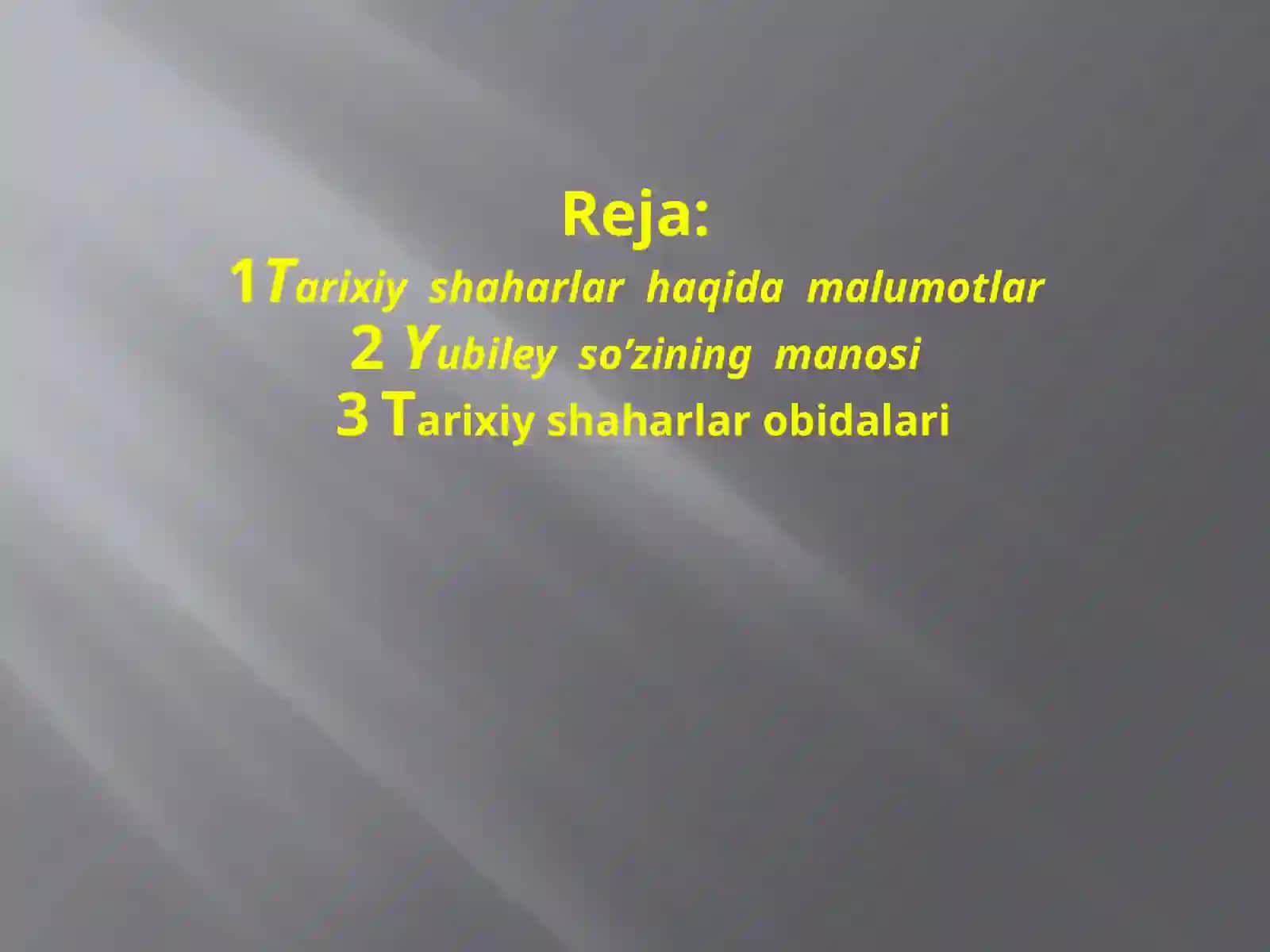 Tarixiy shaharlar yubileylarining xalqaro miqyosdagi keng nishonlanishi 2