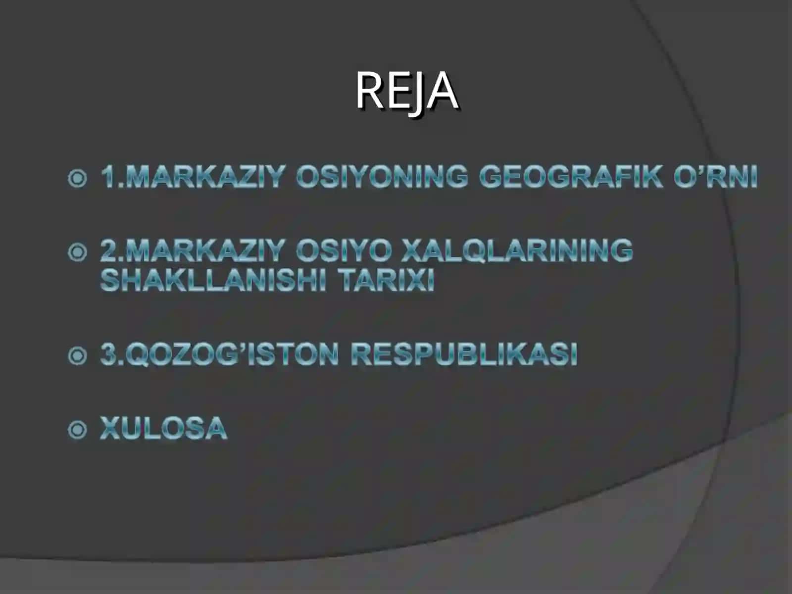 MARKAZIY OSIYO OSIYO QIT’ASI 2