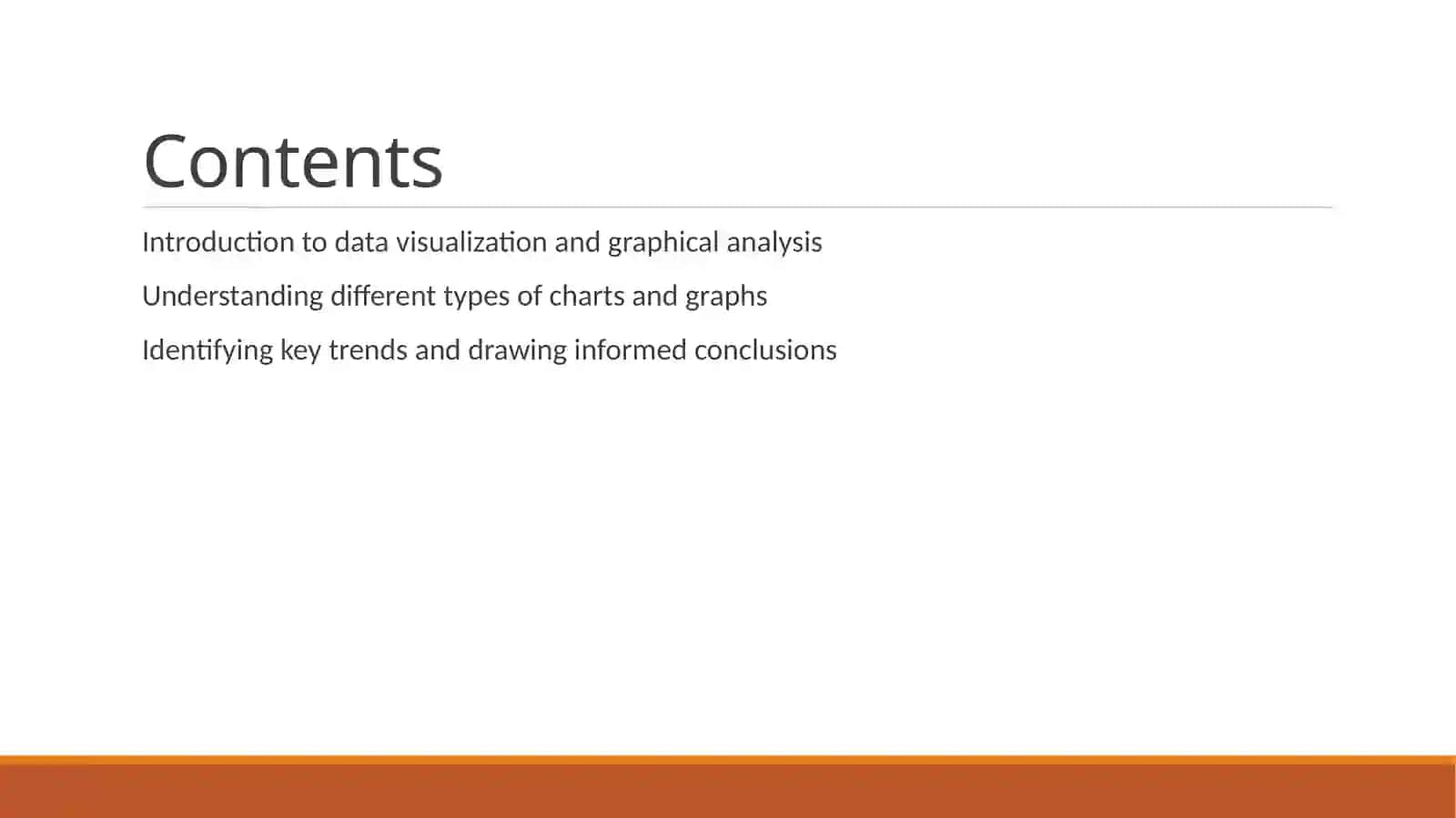 Describing the chart 2