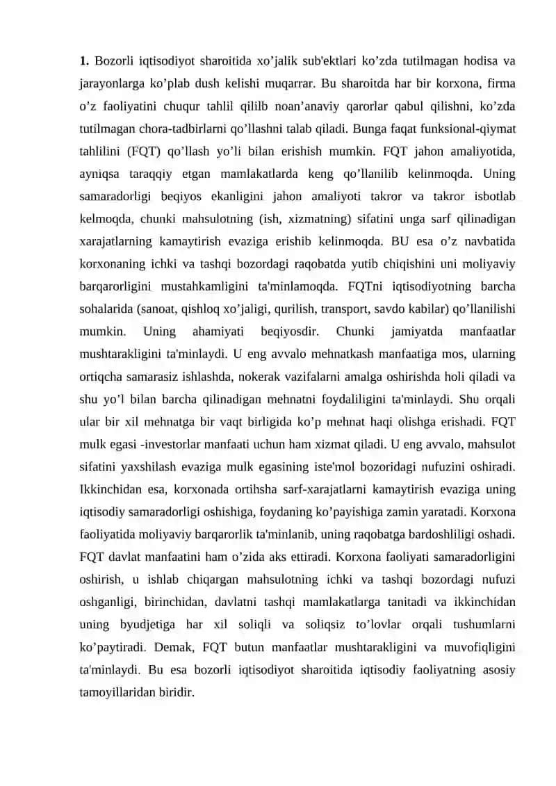 Funktsional Qiymatli Tahlil 2