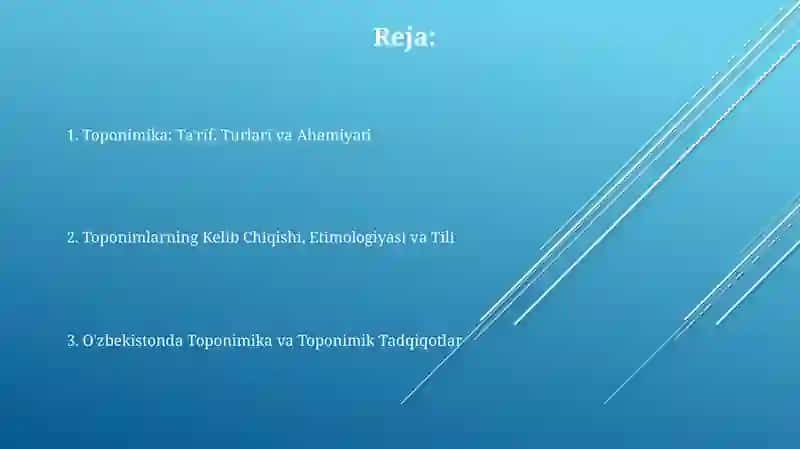 Toponimika: Ta'rif, Turlari va Ahamiyati 2